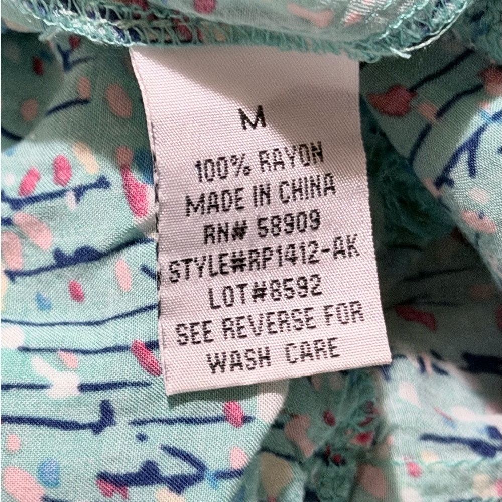 GB girls Light Blue Floral Smocked Mini Dress - Picture 7 of 9